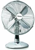 Produkt-Bild: Design Tischventilator (Durchmesser 30cm, 3 w&auml;hlbare Leistungsstufen, drehend, chrom-optik)