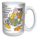 Tree-Free Greetings lm43902 Hilarious Aunty Acid One Cat Short by The Backland Studio Ceramic Mug, 15-Ounce