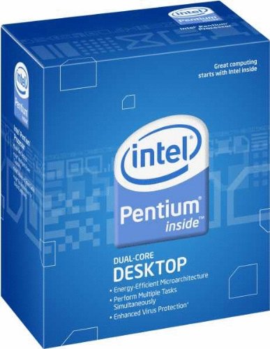 Intel Pentium Dual-Core E5200 Processor, 2.5 GHz, 2M L2 Cache, 800MHz FSB, LGA775