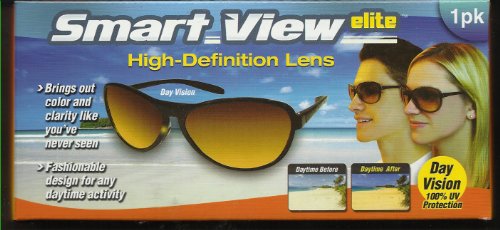 Smart View Elite High Definition Lens Day Vision Sunglasses (Pack of 2)