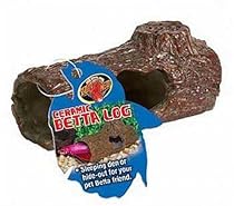 Zoo Med Laboratories AZMFA50 Sinking Ceramic Betta Log

