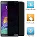 Premium Anti-Spy Privacy LCD Shield Screen Protector Cover Film for Samsung Galaxy Note 4 (For All Carriers)
