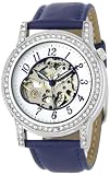 Akribos XXIV Women's AKR475BU Bravura Collection Skeleton Automatic Watch