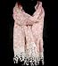Victorian Pink Rose and Lace Fashion Scarf