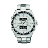 Orient Mens CVZ03002W 100m Analog Digital with Calendar, Alarm, Dual Time, Chronograph in 1 100... by Orient