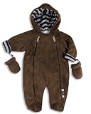 The Essential One - Fur Baby Snowsuit Pram suit EO4 Brown