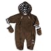 The Essential One - Fur Baby Snowsuit Pram suit EO4 Brown
