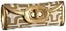SR SQUARED by Sondra Roberts Geometric Two-Tone Clutch