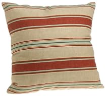 Throw Pillow, Olive, Brick, Stripe
