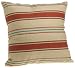 Outdoor Living : Throw Pillow, Olive, Brick, Stripe
