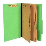 (Price/EA)Classification Folder,Legal Size,6 Part,3 Exp,Dark Green