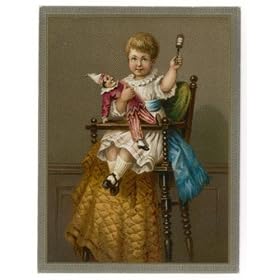Photographic Print of BOY IN HIGH CHAIR C1890 from Mary Evans