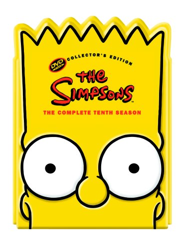 Childrens Toyshop  DVD : The Simpsons - Season 10 (Ltd Edition 'Bart' head)  [1998]