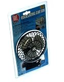 12V oscillating car fan