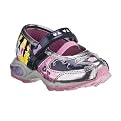 Toddler Girls' Disney Princess Lighted Mary Jane Athleisure Shoes - Navy/Pink