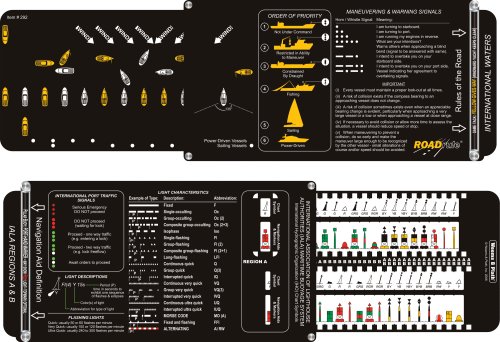 SportingGoods: Weems & Plath Marine Navigation ROADrule Marine Navigation Aids, Rules of the Road and Light Characteristics  IALA, International Waters 