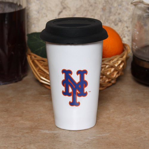 MLB New York Mets Logo Travel Mug