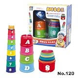Teddy Bear Stack & Count Cups - 9 pcs