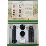 Napa Essentials Wine Sommelier Gift Set;Easy Out Cork Puller and Wine Bottle Vacuum Sealer
