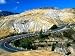 Hairpin Bend on Lyell Highway Surrounded by Moonscape Hills near Queenstown, Tasmania, Australia Art Photographic Poster Print by Barnett Ross, 12x9