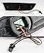 ModifyStreet Euro Black Side Marker White LED for 03-07 Infiniti G35 Coupe