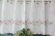 Gorgeous Embroidery Cherry Voile Valance/Cafe curtain