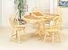 All new item 5 pc natural wood finish oval dining table set