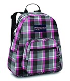 JanSport Classics Series Half Pint Backpack (Pink Poodle Grey Duke Plaid)