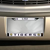 LSU Tigers Chrome License Plate Frame
