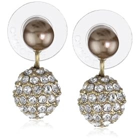 sterling rose earrings Carolee Gold Pearl Basics Simulated Pe