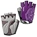 SBD VEBE Womens Sports Professional Non-Slip Biking Riding Gloves Cycling Accessaries,Purple,M