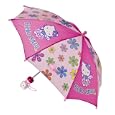 Hello Kitty Glitter Flower Umbrella - Pink