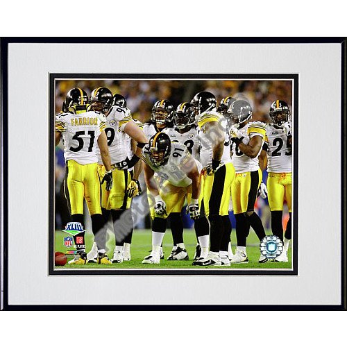 Photo File Pittsburgh Steelers Defense Super Bowl XLIII Framed Photo