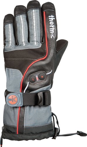 Therm-ic Herren PowerGloves ic 2600, grau/schwarz/rot, XL, 01 0229 001 Preisvergleich