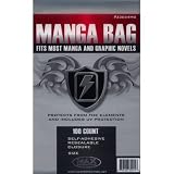 100 Self-Adhesive Resealable Manga Bags