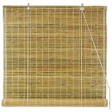51bwdgfZZ1L. SL160  Burnt Bamboo Roll Up Blinds in Natural Width: 72