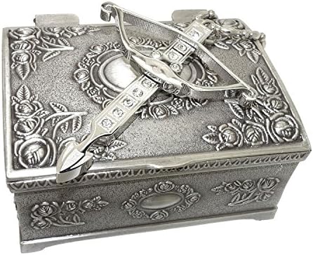 Ruimeng Stainless Steel The Walking Dead Darul Dixon Weapon Pendant Necklace with Jewelry Box Boys Gift