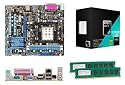 PC Bundle Aufrüstkit AMD Athlon II 635 X4 QuadCore 4x 2,9GHz + NVIDIA® GeForce 7025 Grafik, DX9.0 VGA, Pixel Shader 3.0, Max. 256MB Grafik* + Asus M4N68T-M Motherboard + 4GB (2x 2GB) DDR3 Marken RAM 1333MHz