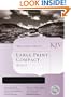 KJV Large Print Compact Bible (Burgundy Bonded Leather w/Snap Flap)