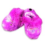 Hang Ten - Toddler Girls Soft Plush Slingback Slipper, Purple