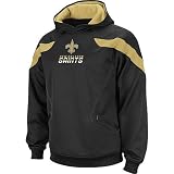 Reebok New Orleans Saints Sideline Kickoff Hooded Sweatshirt Medium