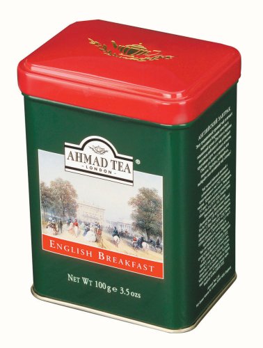 Ahmad 100g English Scene Caddy English Breakfast, 3.5-Ounce Tins (Pack of 6) by Breakfast Teas