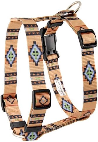Country Brook DeisgnTM Handmade Patterned Polyester Harness-Native Southwestern-M
