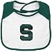 Michigan State Spartans Two Tone Feeding Bib