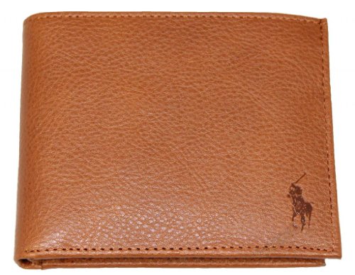 Polo Ralph Lauren Men's Tumbled Leather Passcase ID Wallet Polo Ralph Lauren Men's Tumbled Leather Passcase ID Wallet