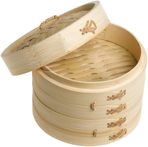 Rykey Bamboo Steamer Set (6'')