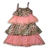Lipstik Girls - Girls Dress, Pink, Brown