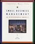 Small Business Management: An Entrepreneurial Emphasis
