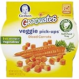 Gerber Graduates Pick-ups - Diced Carrots - 4.5 oz - 8 pk