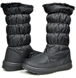 DREAM PAIRS Women's Winter Knee High Fur Lining Cozy Warm Water Resistant Snow Boots